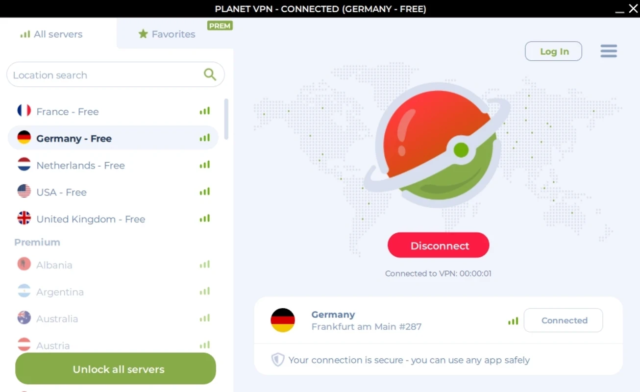 VPN Planet — لقطة شاشة 1